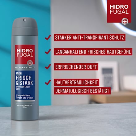 Antitranspirant Deospray Men Frisch & Stark Hidrofugal