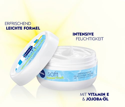 Pflegecreme Soft im Tiegel Summer Fresh NIVEA