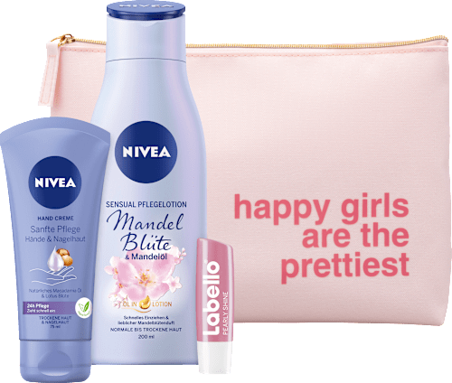 Geschenkset Girls Stuff mit Kosmetiktasche NIVEA