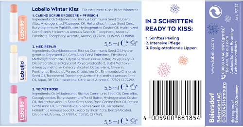 Geschenkset Winter Kiss 3tlg Labello