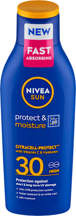 Loțiune pentru Plajă SPF 30 Sun Protect & Moisture NIVEA SUN