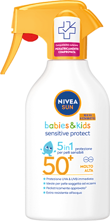 Spray solare Kids Sensitive Protect SPF50+ NIVEA SUN
