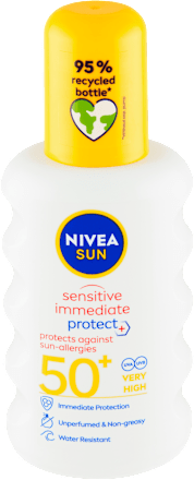 sprej na opalování Sensitive SPF50+ NIVEA SUN