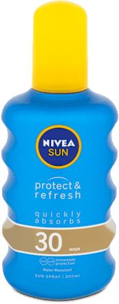 Neviditeľný sprej na opaľovanie Protect & Refresh OF 30 NIVEA SUN