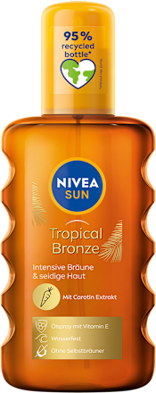 Спрей Tropical Bronze за интензивен тен NIVEA SUN