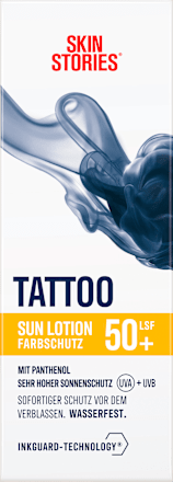 Tattoo Pflege Sonnenmilch LSF 50+ Skin Stories