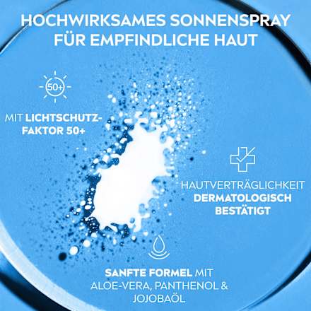 Sonnenspray sensitiv sofort Schutz, LSF 50+ NIVEA SUN