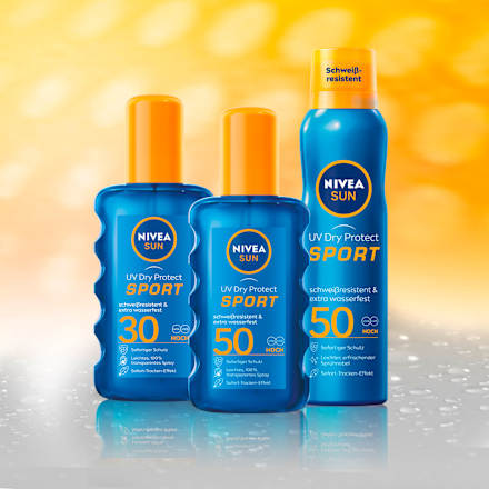 Sonnenspray Aerosol UV Dry Protect Sport, LSF 50 NIVEA SUN