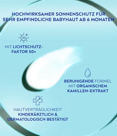 Sonnenmilch Kids, Schutz & Pflege sensitiv, LSF 50+ NIVEA SUN