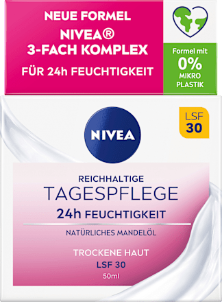 Reichhaltige Tagespflege mit LSF 30  NIVEA