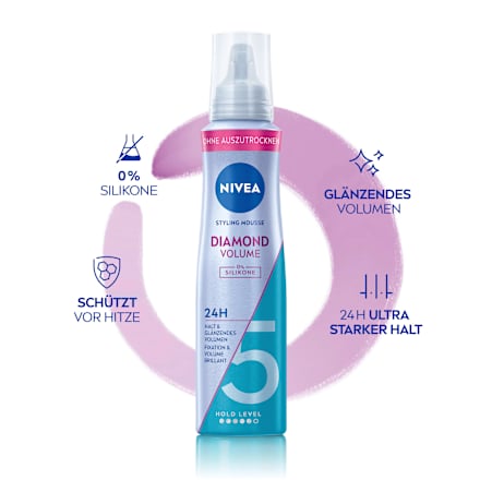 Schaumfestiger Diamant Volumen NIVEA