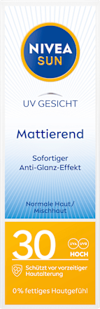 Sonnencreme Gesicht mattierend LSF 30 NIVEA SUN