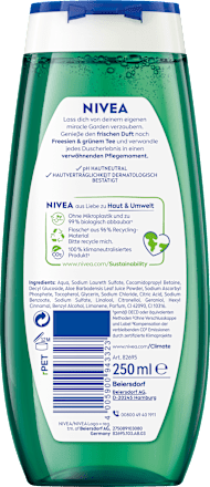 Pflegedusche Miracle Garden Freesien & Grüner Tee Duft NIVEA