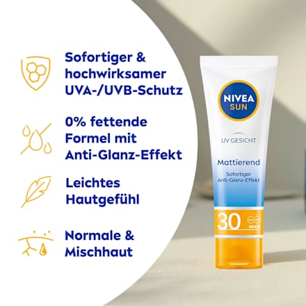 Sonnencreme Gesicht mattierend LSF 30 NIVEA SUN