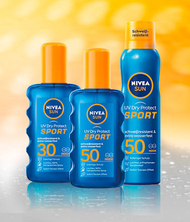 Sonnenspray UV Dry Protect Sport transparent LSF 50 NIVEA SUN