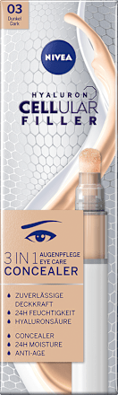 Concealer Augenpflege 3in1 Hyaluron Cellular Filler, 03 Dunkel NIVEA