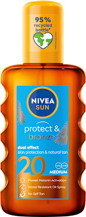 Ulei spray pentru protecție solară SPF20  NIVEA SUN