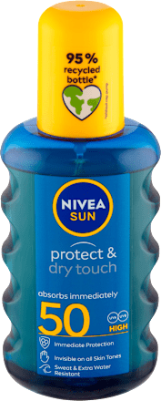 sprej na opalování Protect & Dry Touch SPF50 NIVEA SUN