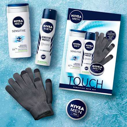 Geschenkset Touch mit Handschuhen NIVEA MEN