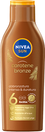 Latte solare carotene bronze SPF6 NIVEA SUN