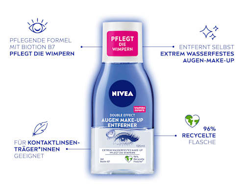 Augen Make-up Entferner double effect NIVEA
