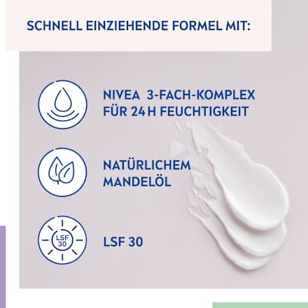Reichhaltige Tagespflege mit LSF 30  NIVEA