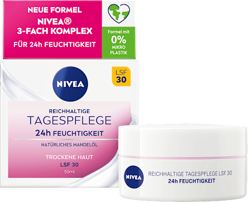 Reichhaltige Tagespflege mit LSF 30  NIVEA