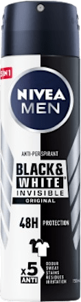 Black & White Invisible Original antiperspirant u spreju NIVEA MEN