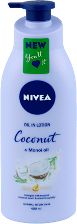 Loțiune de corp cu nuca de cocos și ulei de monoi NIVEA