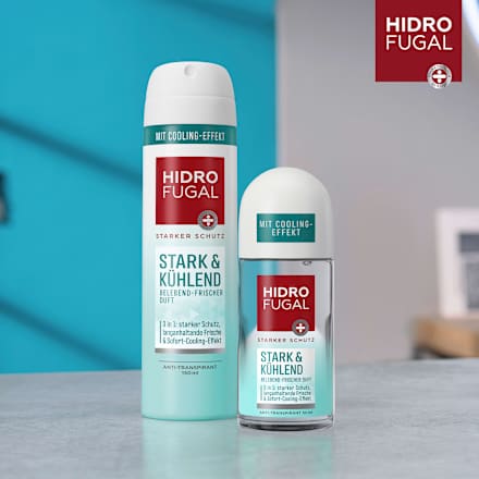 Antitranspirant Deospray Stark + Kühlend Hidrofugal