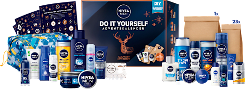 Adventskalender DIY mit Pflegeprodukten von NIVEA & Labello 2022  NIVEA MEN