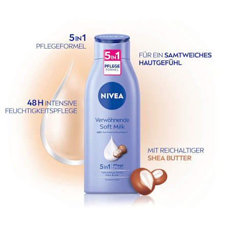 Körpermilch soft 5in1 Pflegeformel NIVEA