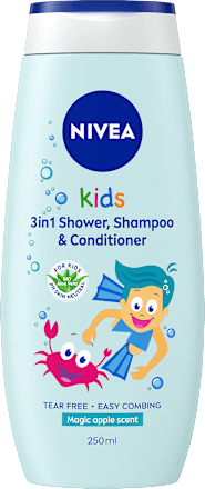 kids 3u1 dečiji šampon, balzam i gel za tuširanje - Magic apple scent NIVEA BABY