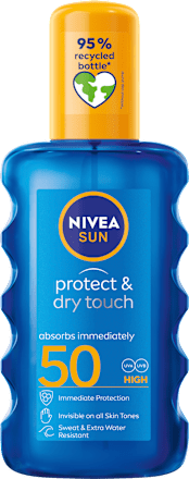 Слънцезащитен спрей Protect&Dry touch SPF50 NIVEA SUN