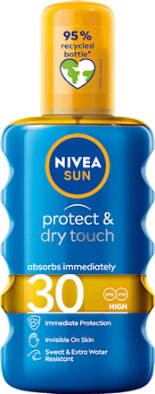 Слънцезащитен спрей protect&dry touch SPF30 NIVEA SUN
