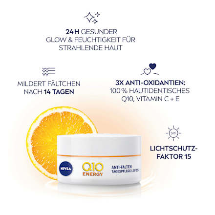 Gesichtscreme Q10 Energy Glow LSF 15 NIVEA
