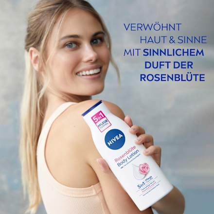 Bodylotion Rosenblüte 5in1 Pflegeformel NIVEA