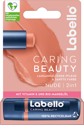 Lippenpflege Caring&nbsp;Beauty 2in1 Nude Labello