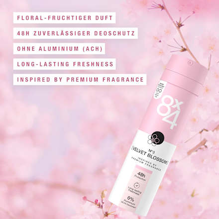 Deospray No.3 Velvet Blossom 8x4 women