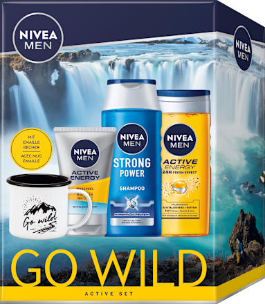 Geschenkset Go wild mit Becher NIVEA MEN