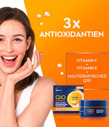 Anti Falten Nachtcreme Q10 Energy NIVEA