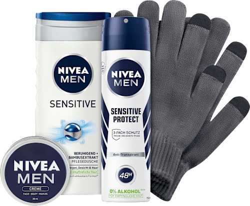 Geschenkset Touch mit Handschuhen NIVEA MEN