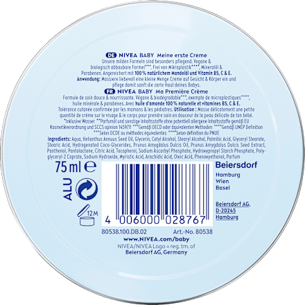 Baby Creme Meine erste Creme NIVEA BABY