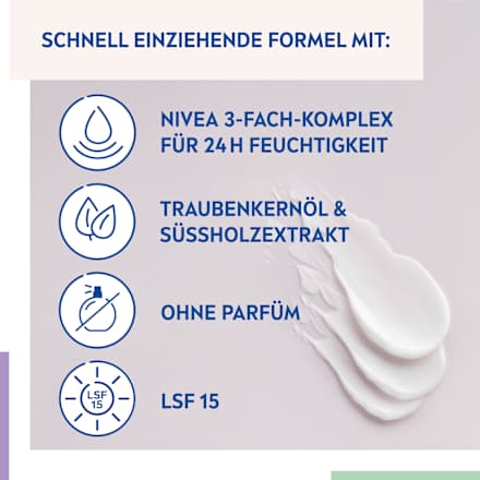 Gesichtscreme Essentials sensible Haut LSF 15 NIVEA