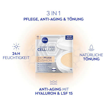 Hyaluron Cellular Filler 3in1 Pflege Cushion LSF 15 - Mittel NIVEA