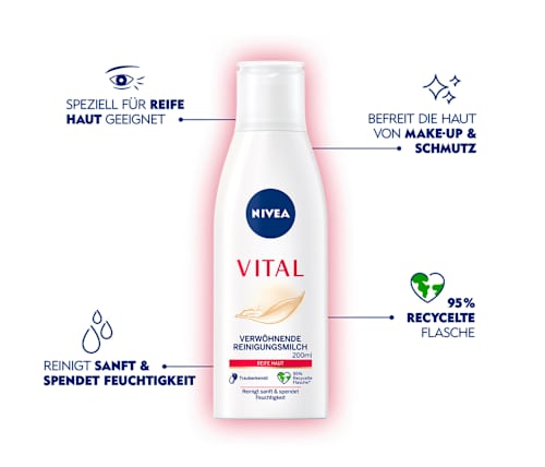 Reinigungsmilch Vital verwöhnend NIVEA