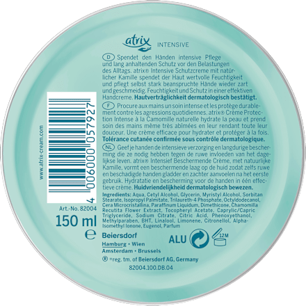 Handcreme trockene Haut, intensive in der Dose atrix