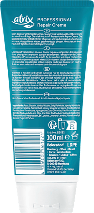 Handcreme trockene Haut, professional repair atrix