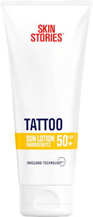 Tattoo Pflege Sonnenmilch LSF 50+ Skin Stories