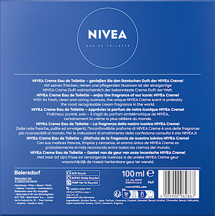 Creme Eau de Toilette NIVEA
